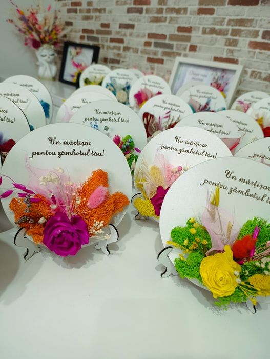 Decorațiuni handmade mărțișor