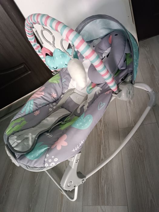 Бебешки шезлонг MoNi + водна постелка за игра