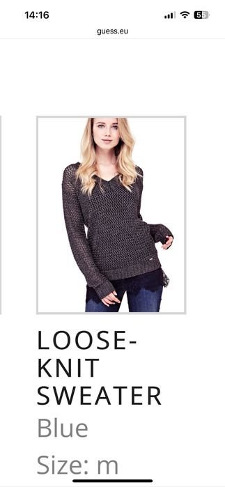 Плетена блузка Guess