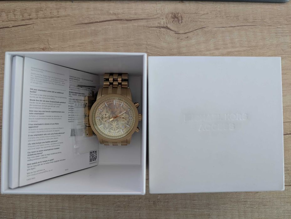 Ceas Barbati, Michael Kors, Hutton MK8953 auriu nou