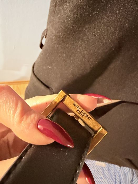 Колан естествена кожа ysl