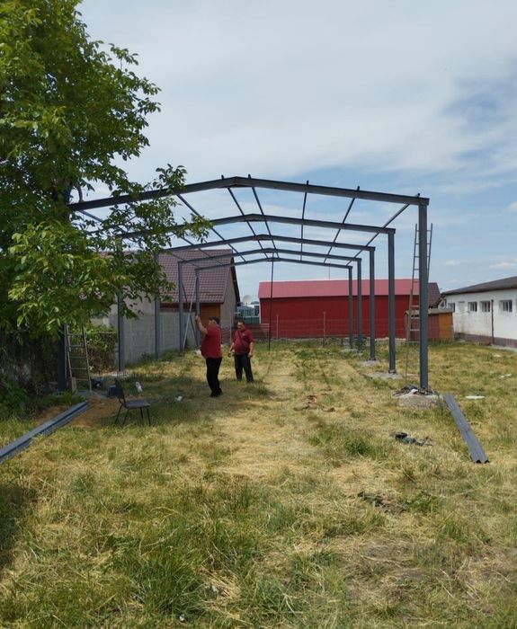 Vand structura metalică 10x20x4 din profile de 160mm