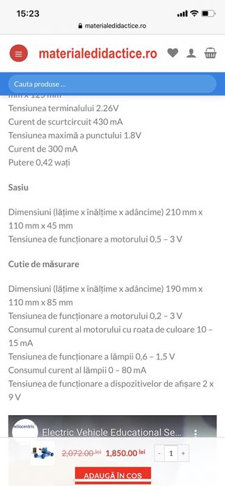Set masinuta Dr Fuell Cell