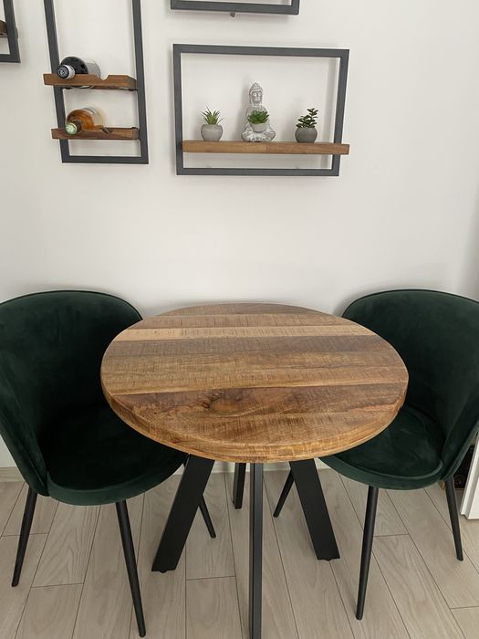 Masa living din lemn de mango si metal