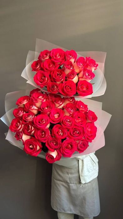 Цветы букеты розы