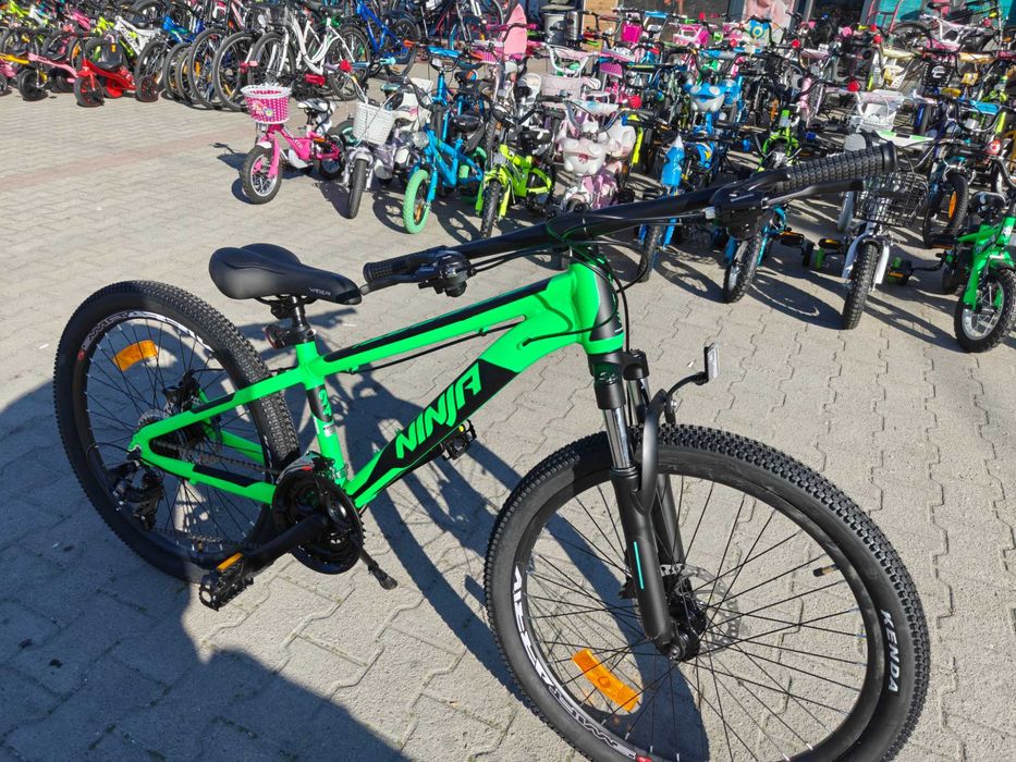 BG Алуминиев велосипед 24" NINJA зелен