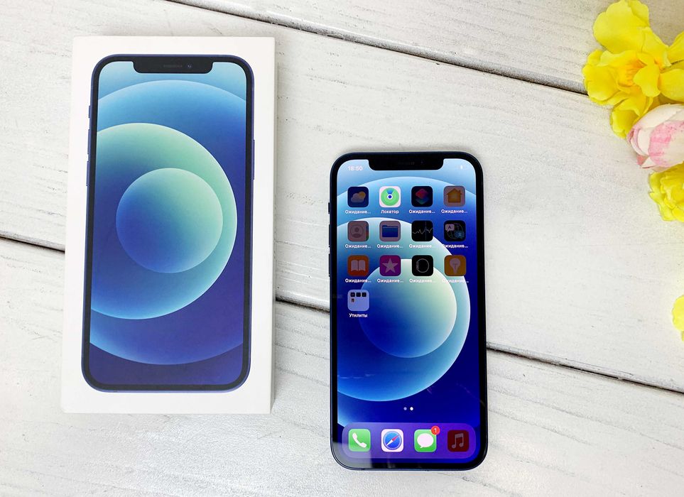 iPhone 12 128Gb синий  Гарантия  Магазин Red Geek