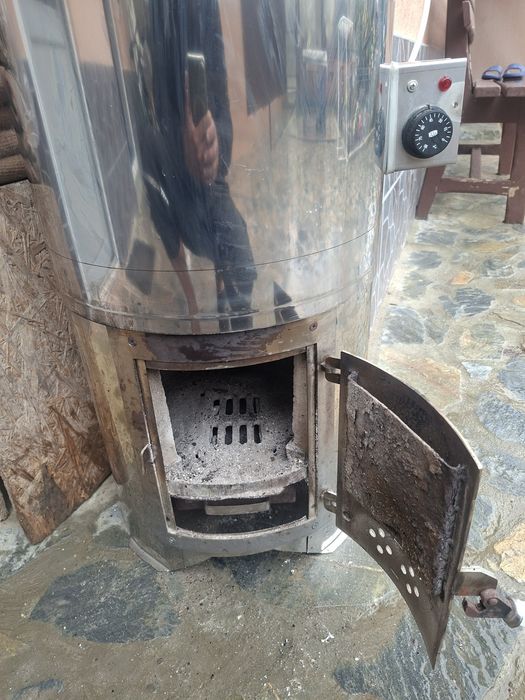 Boiler electric și pe lemne 110 litri