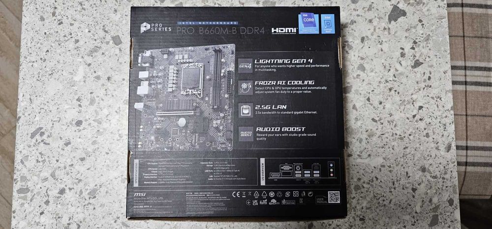 Placa de baza PRO B660M-B Intel Micro-ATX LGA1700 DDR4