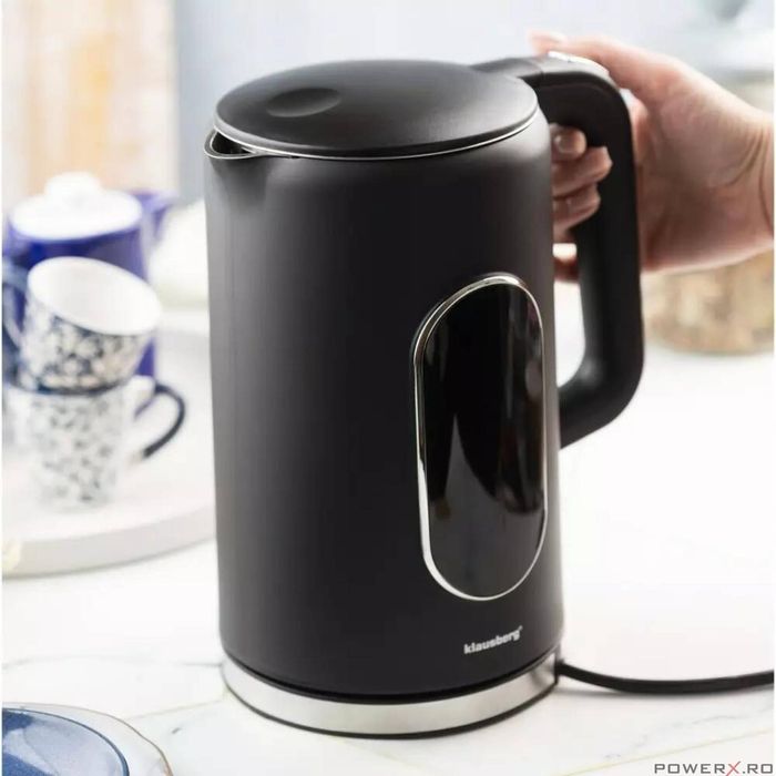 Fierbator electric, fabricat din otel inoxidabil, panou LED,