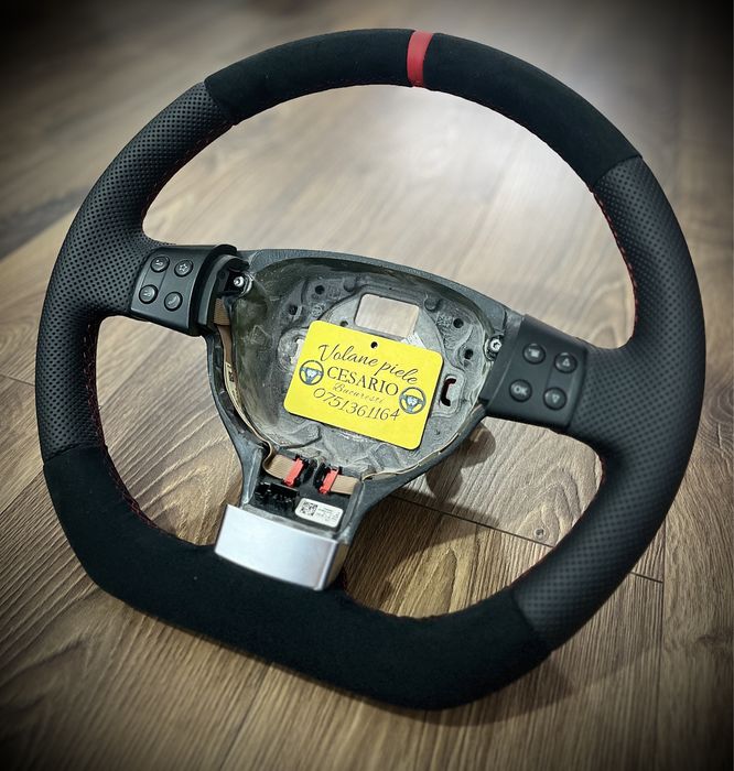 Volan piele Nappa Tesit VW Golf 5, Passat B6,Touran, Jetta,Tiguan