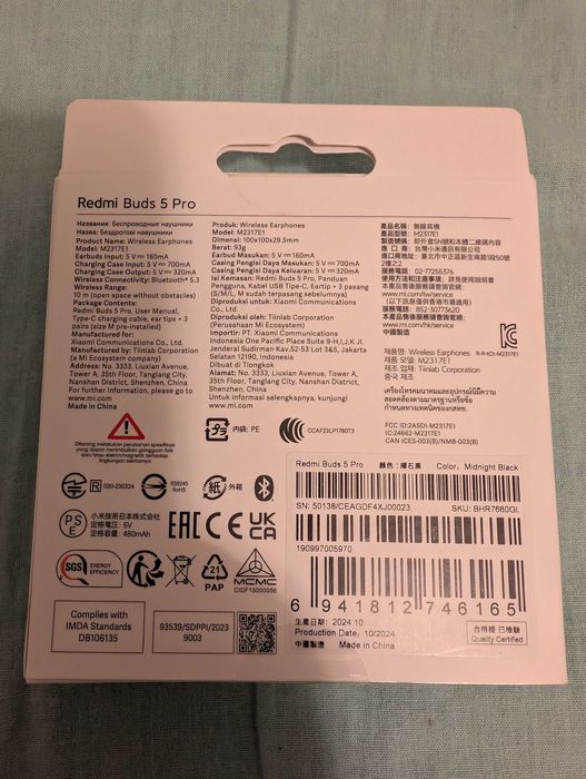 Casti Redmi Buds 5 Pro wireless noi sigilate