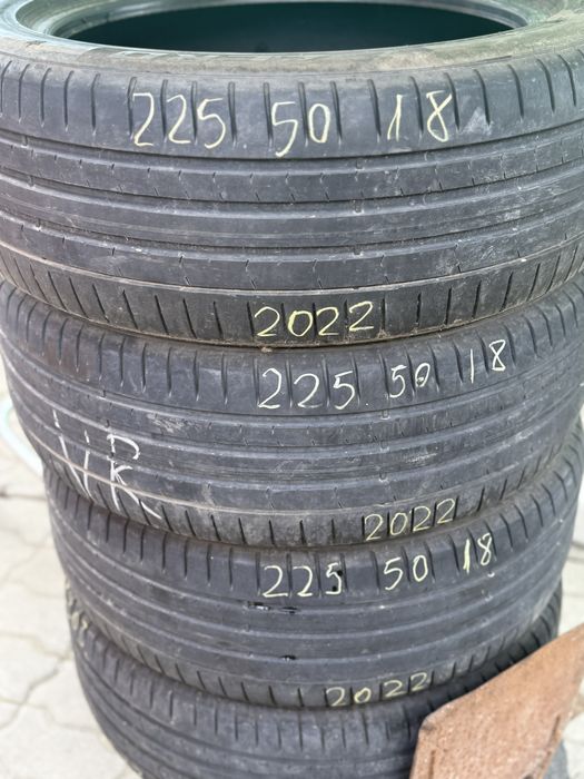 225/50/18” Set 4buc PIRELLI dot 2022(made germany)anv Vară IMPECABILE.