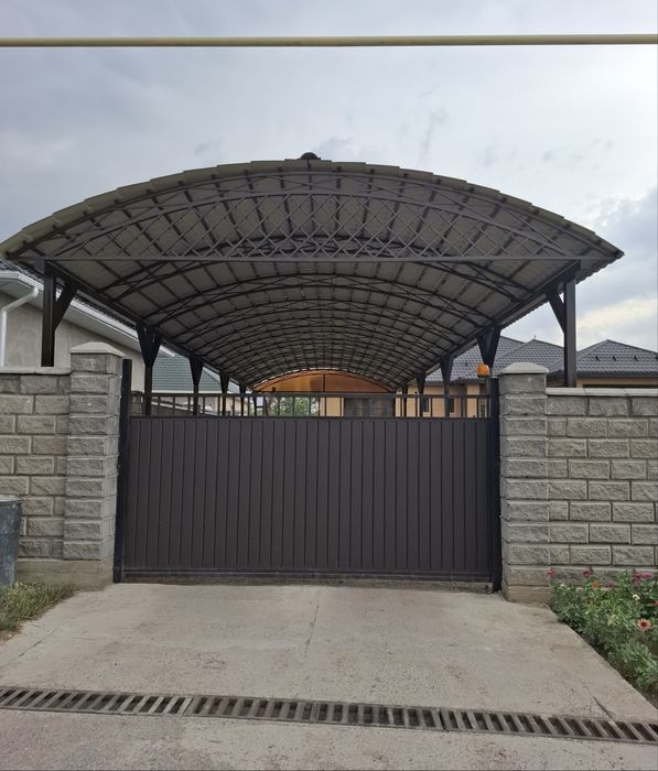 Изготовление ворот и навесов под ключ , Автоматика Алматы