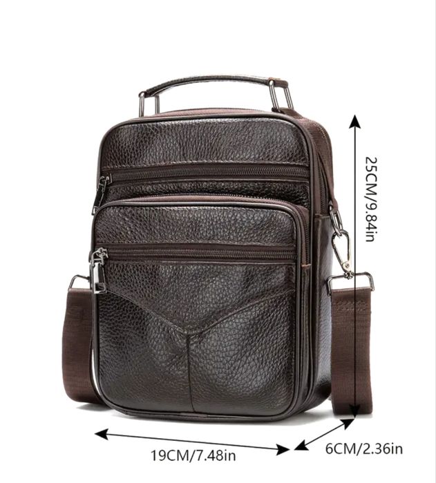 Мъжки кожени чанти/Премиум функционални от естест. кожа -10% Промоция!