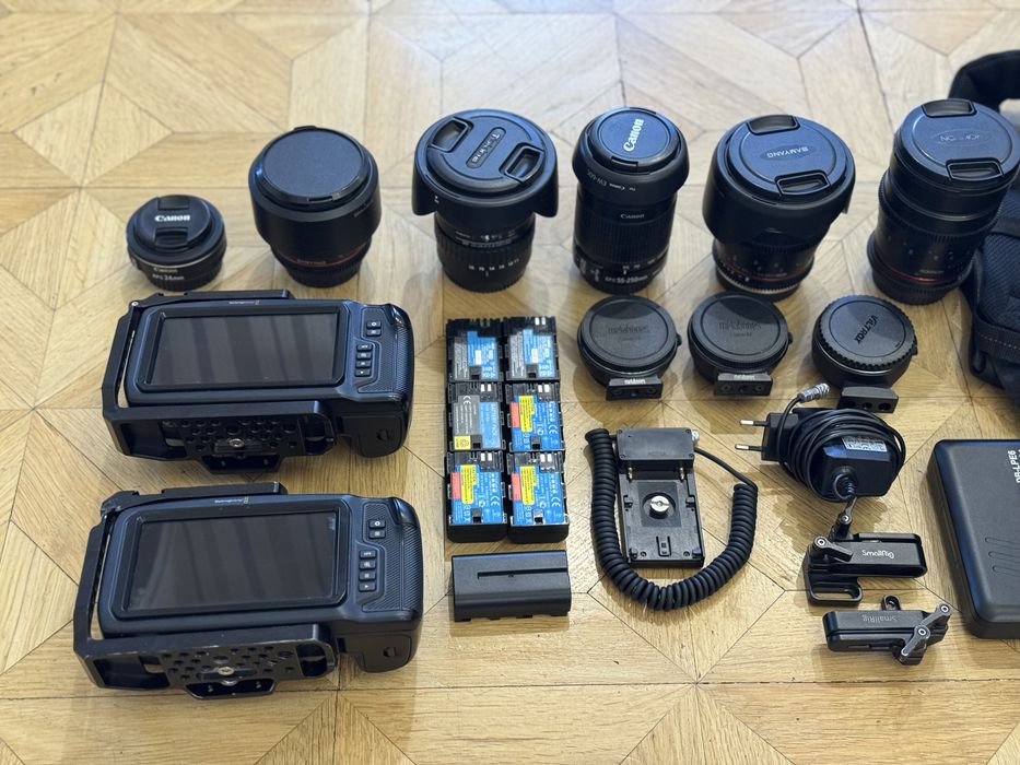 Blackmagic Pocket Cinema Camera 4K готовый комплект для съёмки