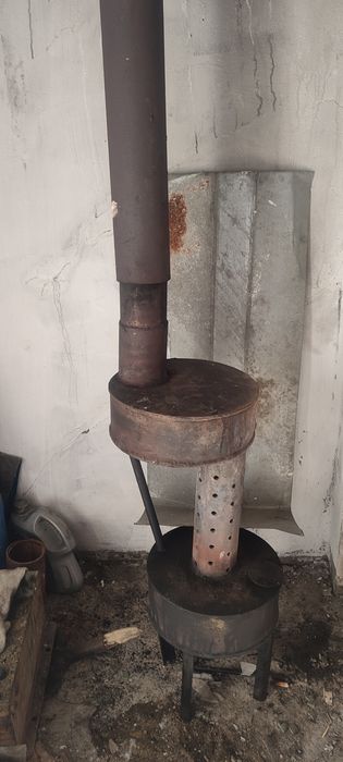 Продам печь на отработке