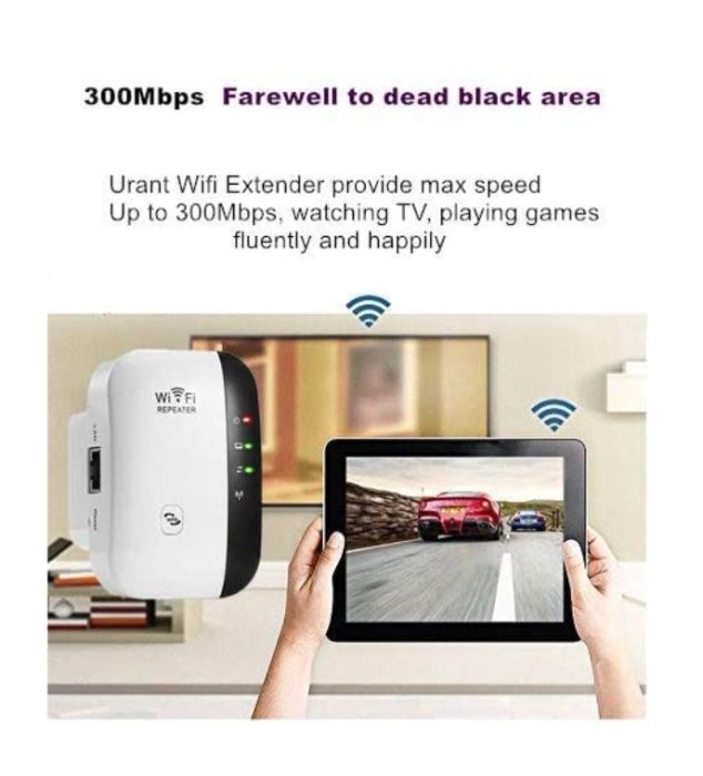 Super Boost WiFi Signal Booster, WiFi Range Extender NOU sigilat