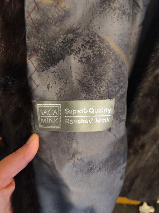 Haină blană naturală de vizon