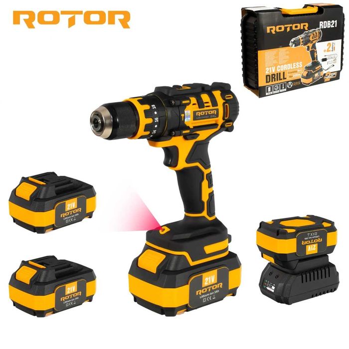 Autofiletanta pe acumulator ROTOR RDB21 - Brushless