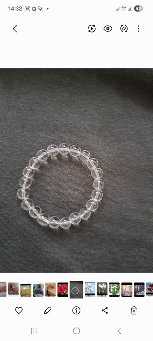 Новый,оригинал.браслет горный хрустал