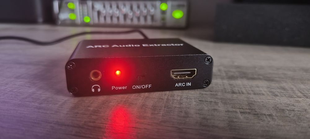 Convertor Audio HDMI ARC Extractor (Optic, RCA, Jack) + Cablu HDMI Nou