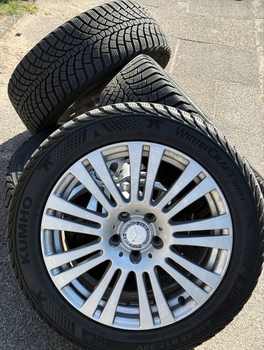 Set complet jante Mercedes W212, anvelope 245/45/17