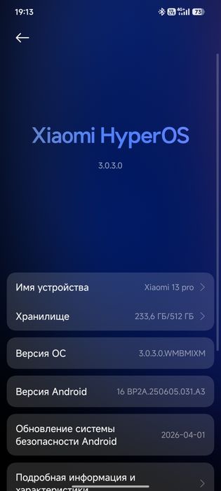 Xiaomi 13 pro 12/512