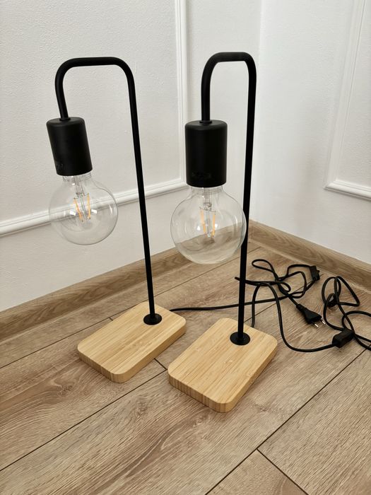 Set 2 veioze Ikea Tvarhand, becuri incluse!