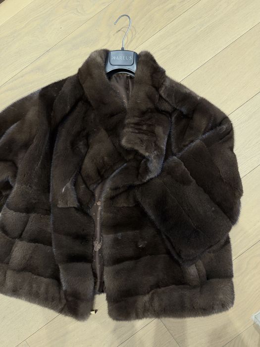 Haina blana vizon Mareus maro inchis