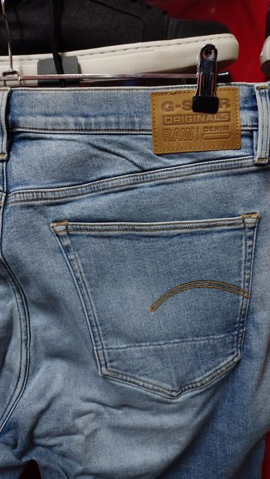 Къси дънки G-Star Raw 3301 Slim W36 , W38 нови мъжки оригинални