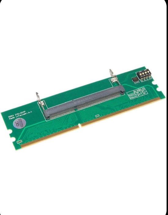Переходник для оперативной памяти DDR3, SODIMM - DIMM, 204 pin - 240 p