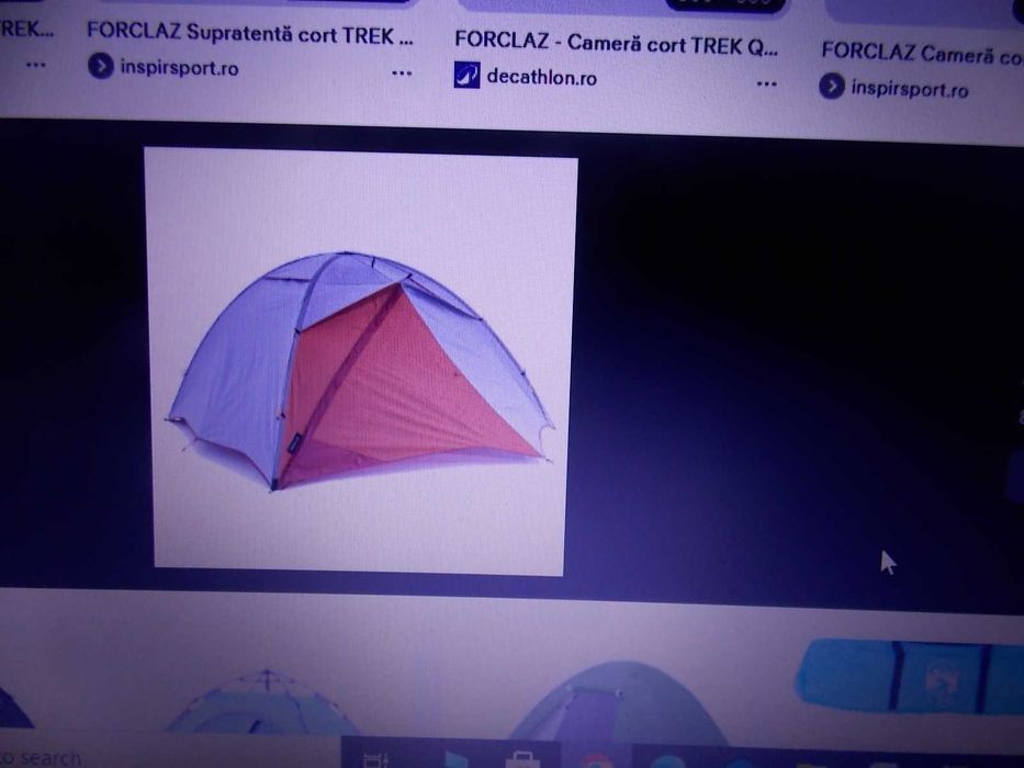 cort HI-TREK Breeze 3 - 3 persoane +  sezlong gonflabil - 220 lei