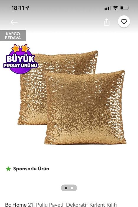 Чехоль для подушки гостинная. Комплект Турция