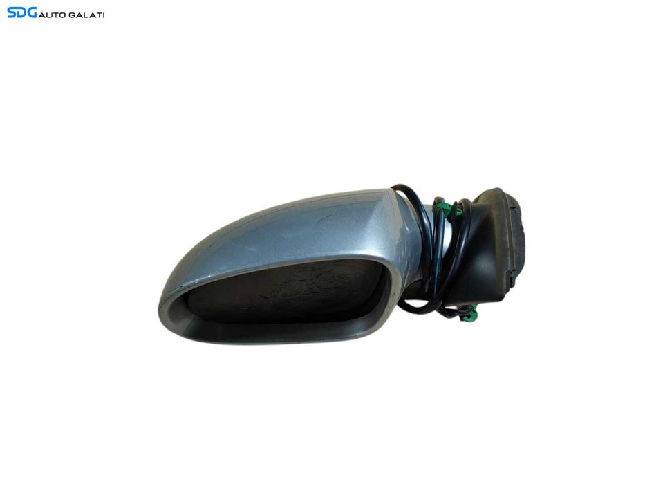 Oglinda Stanga Electrica Fara Pliere Rabatare Electrica cu Semnalizare Argintiu LA7W Volkswagen Passat B6 2005 - 2010 (Fara Sticla) [LR0570]