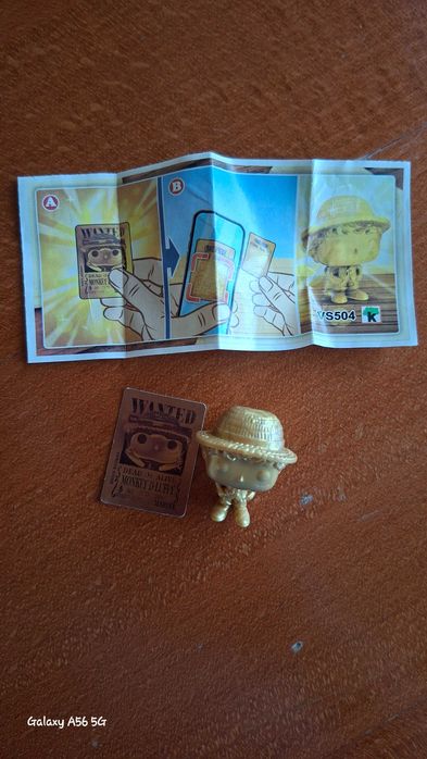 Kinder Joy-One piece-Gold Monkey D-Luffy