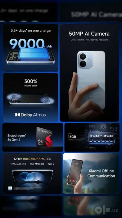 YENGI ! Redmi Note 17 Pro 5G (6/128Gb | 8/256Gb) | Dostavka !