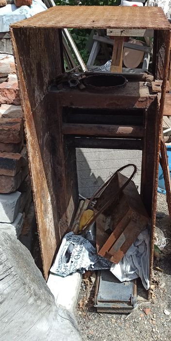 Печь чугунная б/у