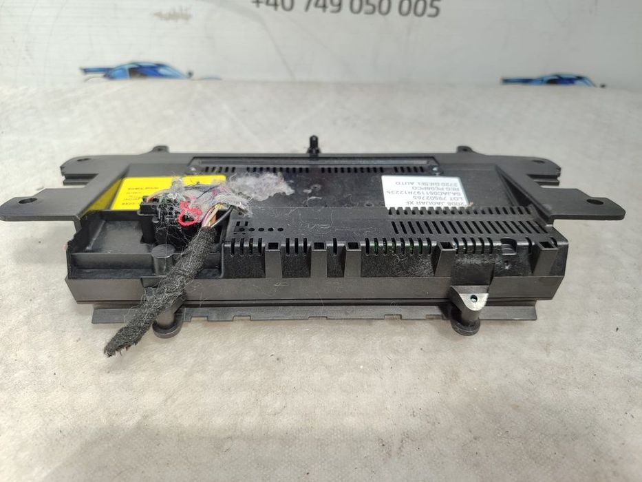 PANOU COMANDĂ CLIMA / AUDIO / MULTIMEDIA JAGUAR XF (X250) 2007–2015 / COD OEM 8X23-18C858-AF (5E2)
