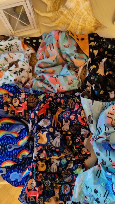 Lot 6 scutece textile Sigzagor