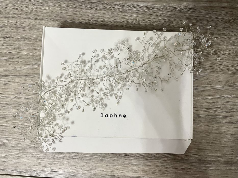 Diadema swarovski si perle