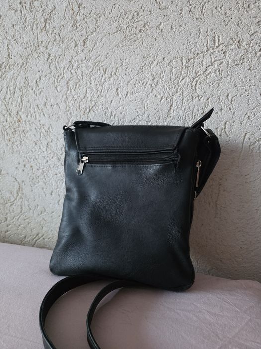 Мъжка кожена чанта през рамо Emporio Armani