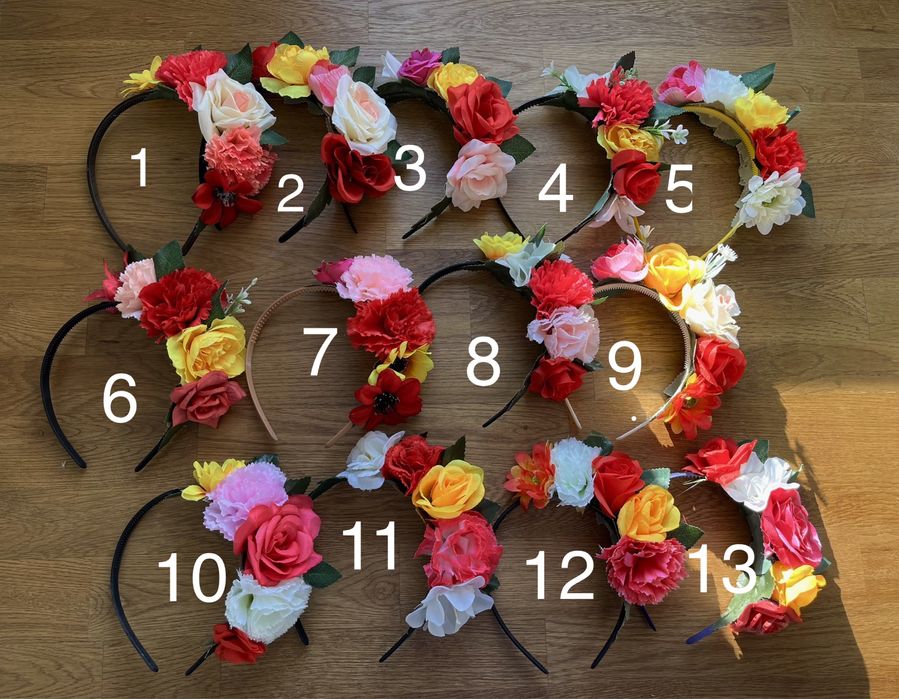 Дидема с цветя за народни танци