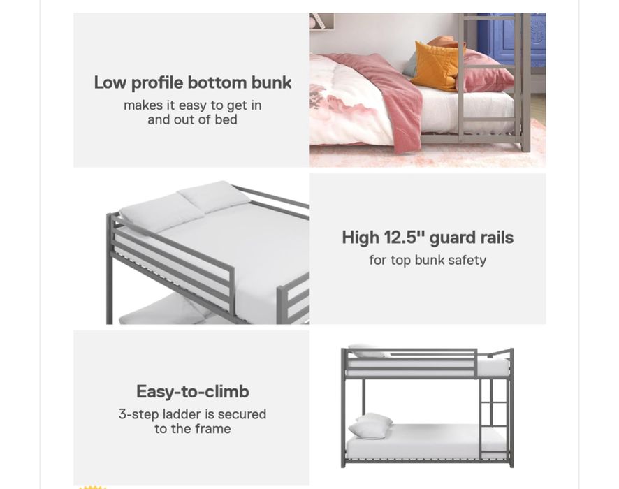 Pat etajat 4 persoane muncitori / foarte rezistent