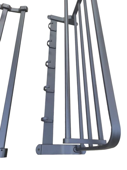 Аксесоари за баня 7 части черен мат