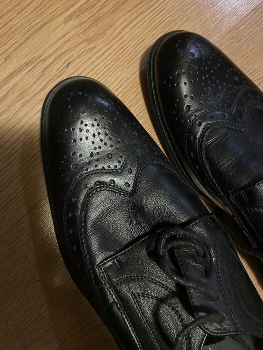 Естествена кожа официални мъжки обувки 43 н