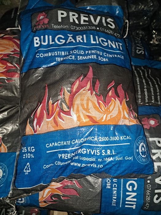 Carbune lignit la sac