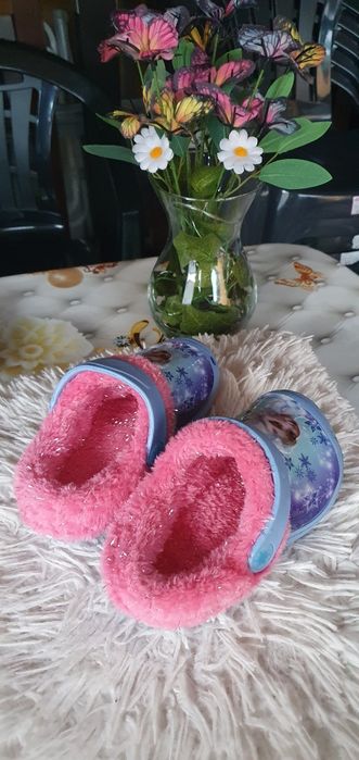 Papuci imblaniti de fetite Frozen 28