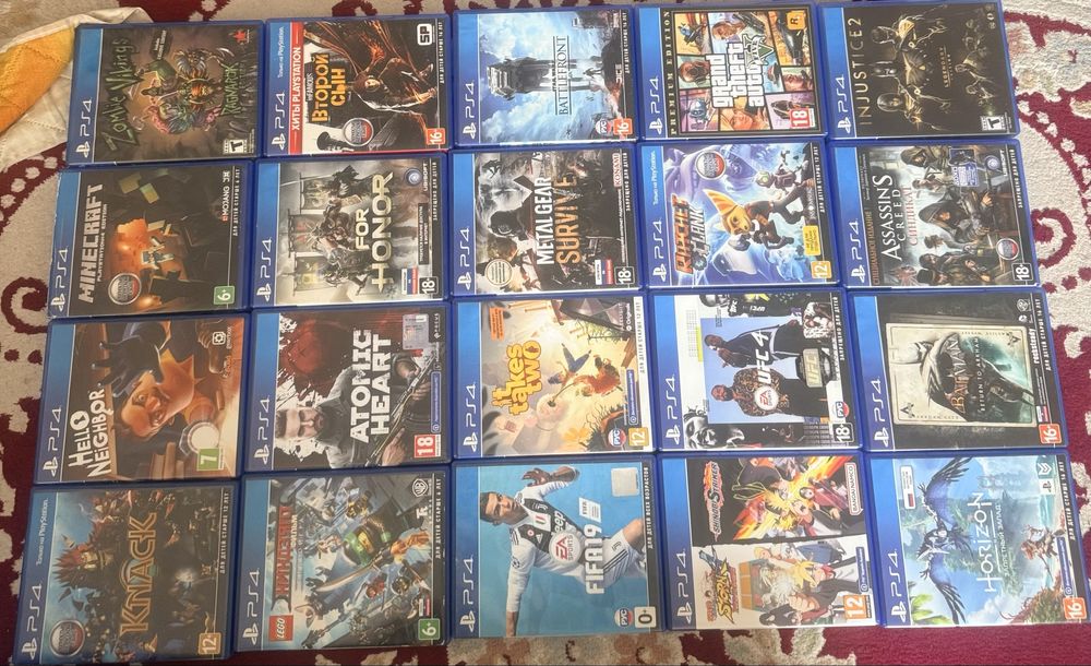 диски на ps4,ps5