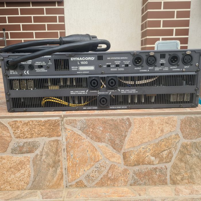 Amplificator/ putere Dynacord L1600 in stare foarte buna